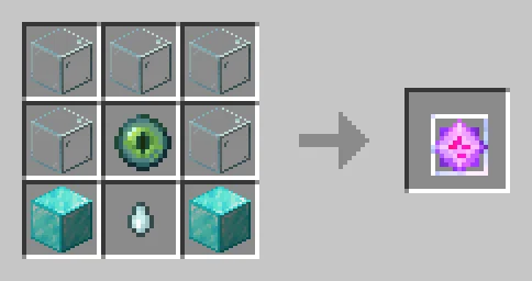 image of New end crystal crafting recipe