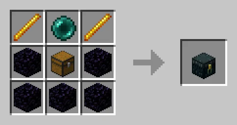 image of New enderchest crafting recipe