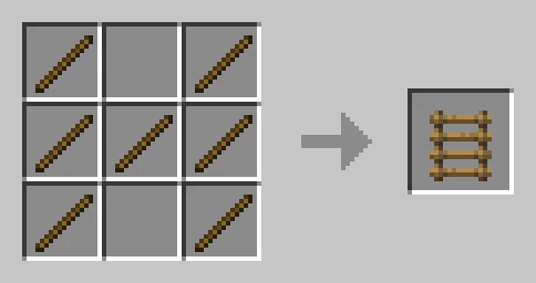image of New ladder crafting recipe